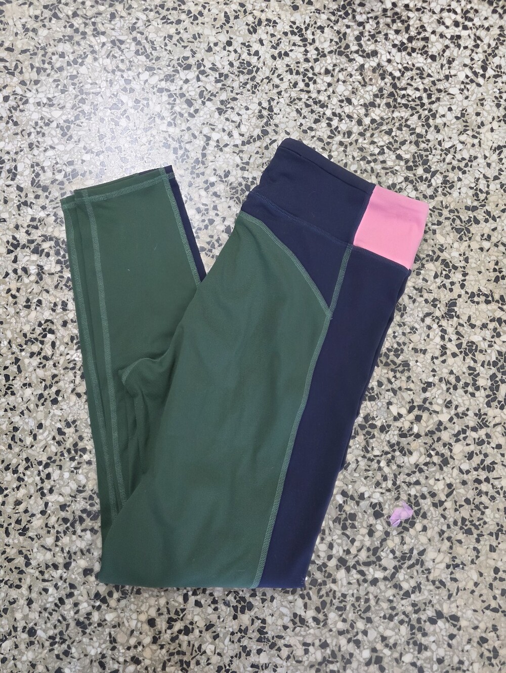 Boden Leggings Sz 12 Pink And Green - Picture 3 of 4